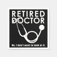 Funny Doctor Retirement Medical Theme