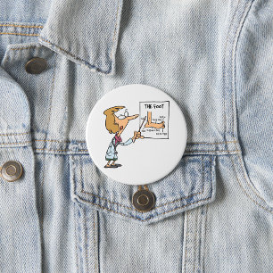 Funny Doctor Teaching Foot Anatomy 7.5 Cm Round Badge