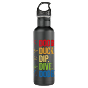 Funny Dodgeball Player Ball Game Dodgeballer 710 Ml Water Bottle