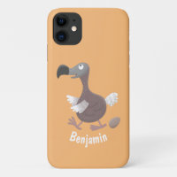 Funny dodo bird cartoon illustration
