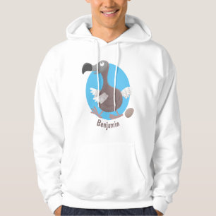 Funny dodo bird cartoon illustration hoodie