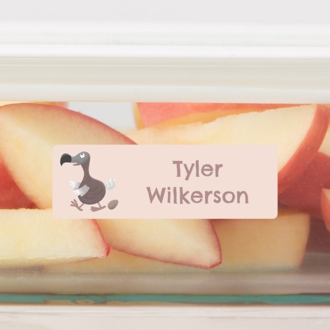 Funny dodo bird cartoon personalised  (Affixed)