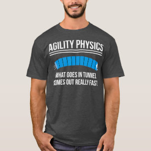 Funny Dog Agility Physics Definition Trainer T-Shirt