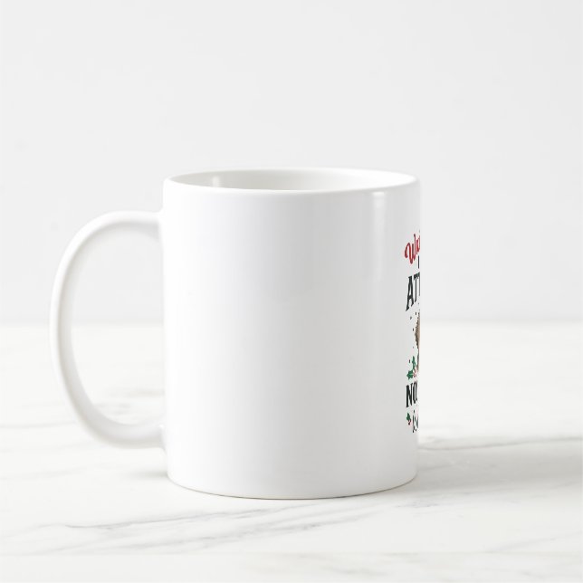 Funny Dog Attitude Christmas Vector Design_1 Coffee Mug (Left)