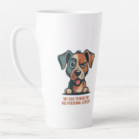 Funny Dog Butler Quote Illustration