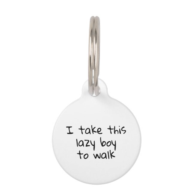 Funny Dog Cat Pet ID Lost  Tag (Front)