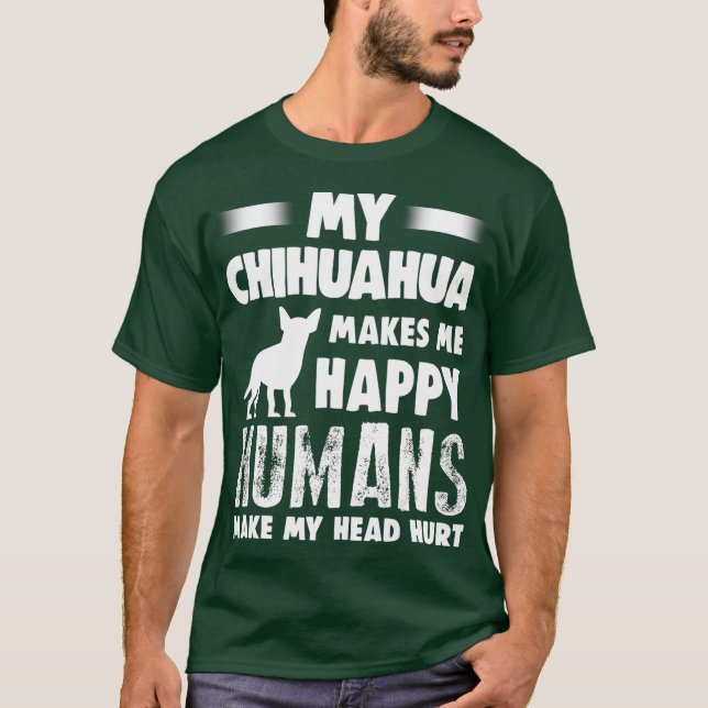 Funny Dog Chihuahua Shirt Puppy Rescue Women (Front)