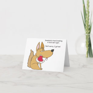 Funny Dog Christmas Card