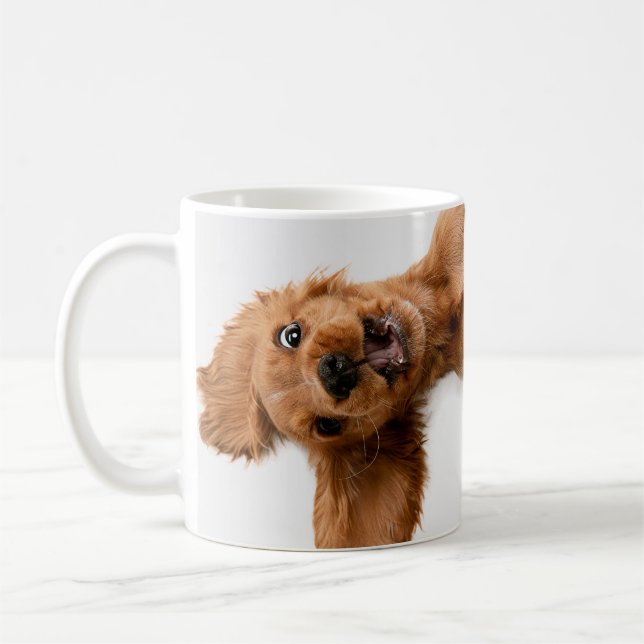Funny Dog Christmas Mug It's Been A Ruff Year (Left)