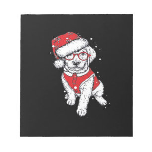 Funny Dog Christmas Pajamas Gift for Dog Lovers Wo Notepad
