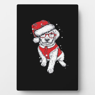 Funny Dog Christmas Pajamas Gift for Dog Lovers Wo Plaque