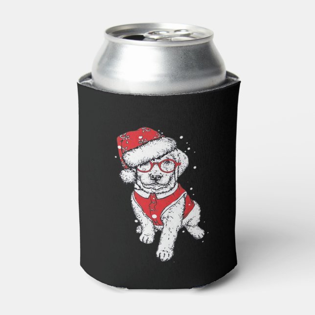 Funny Dog Christmas Pyjamas Gift for Dog Lovers Wo Can Cooler (Can Front)