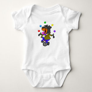 Funny Dog Circus Baby -T-Shirt Bodysuit