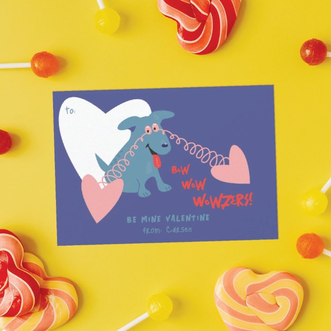 Funny Dog Classroom Valentine Cards (Creator Uploaded)