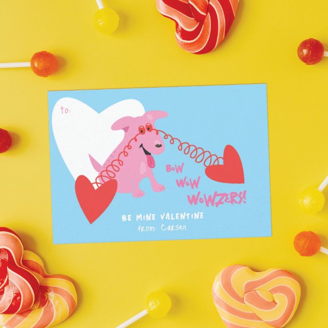Funny Dog Classroom Valentine Cards (Creator Uploaded)