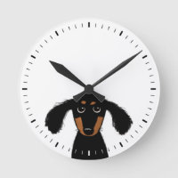 Funny Dog Cute Black and Tan Dachshund