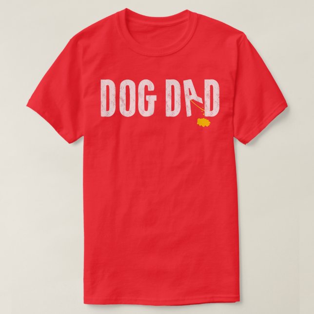 Funny Dog Dad   Dog Daddy  T-Shirt (Design Front)