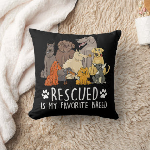 Funny dog design for men and women with humourous cushion
