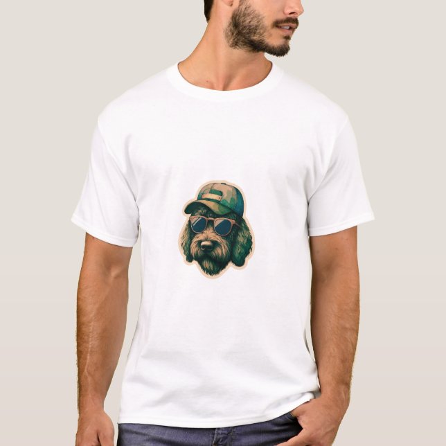 Funny Dog Design Tshirt  (Front)