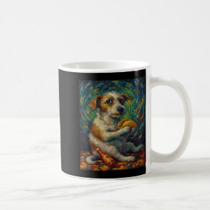 Funny Dog Eating Taco Graphic Art Design Coffee Mug