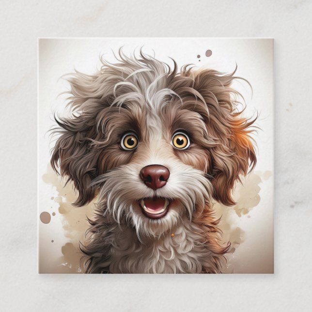 funny dog enclosure card (Front)