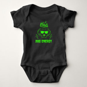 Funny Dog Energy Baby Bodysuit - Cool Puppy