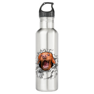 Funny dog face  710 ml water bottle