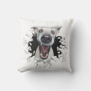 Funny dog face    cushion