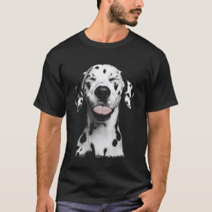 Funny Dog Face Dalmatian T-Shirt