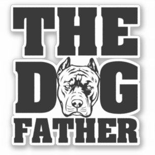 Funny Dog Father Pet Dad Typography