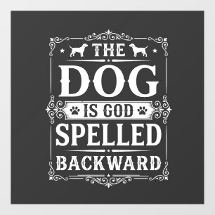 Funny Dog God Spelled Backward
