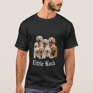 Funny Dog Golden Retriever Bootleg Little Rock Ark T-Shirt