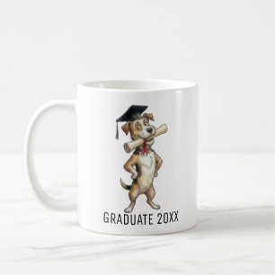 Funny dog Graduation  Coffee Mug