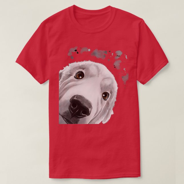 Funny Dog Great Pyrenees  T-Shirt (Design Front)