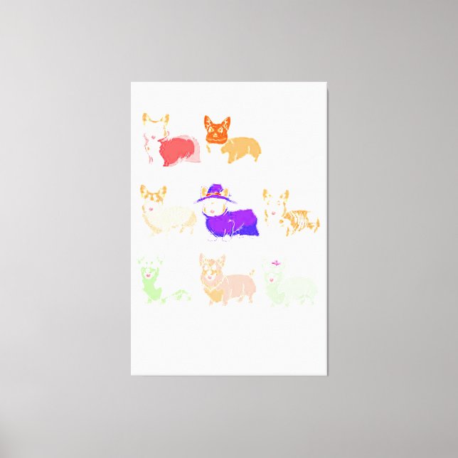 Funny Dog Groomer ,Brush Your Dog Grooming reaper  Canvas Print (Front)