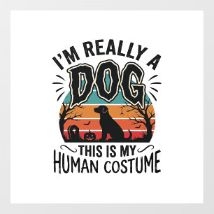 Funny Dog Human Costume Halloween Vintage Dog Desi
