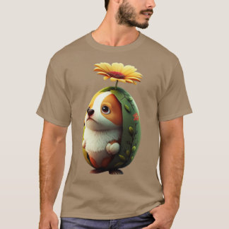 Funny dog in egg Design For dogs lovers 3 T-Shirt