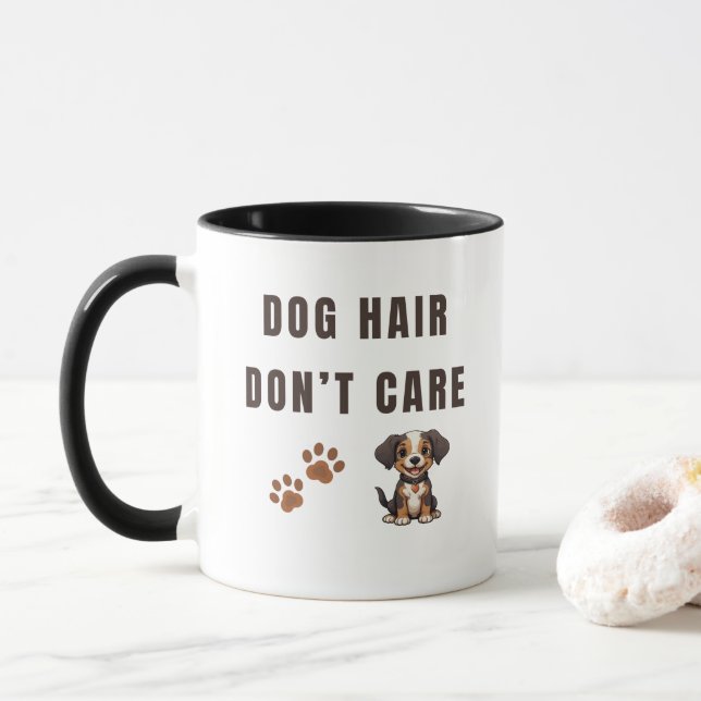 Funny Dog Lover Coffee Cup (With Donut)