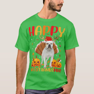 Funny Dog Lover Happy American Bulldog HelloThanks T-Shirt