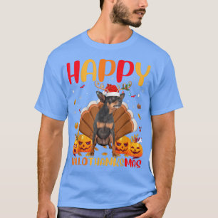 Funny Dog Lover Happy Miniature Pinscher Dog Hello T-Shirt