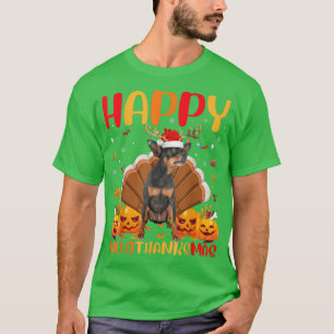 Funny Dog Lover Happy Miniature Pinscher Dog Hello T-Shirt