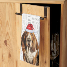 Funny Dog Lover Holiday Basset Hound Christmas