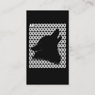 Funny Dog Lover Howling Wolf Business Card