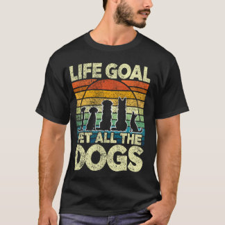 Funny Dog Lover I Pet All The Dogs T-Shirt
