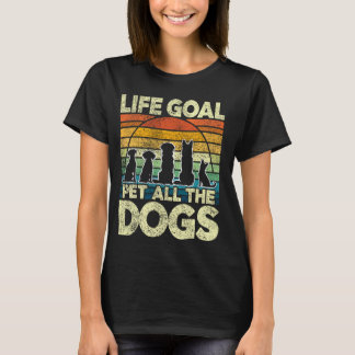 Funny Dog Lover I Pet All The Dogs T-Shirt