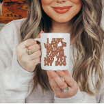 Funny Dog Lover Mug<br><div class="desc">This is a funny dog mum or dad mug featuring a trendy retro desgin. Edit all colours to make this funny dog lover mug fit your personal style!</div>