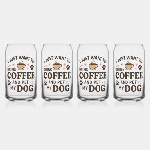 Funny Dog Lover Mug Dog Mum Dog Dad Can Glass