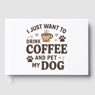 Funny Dog Lover Mug Dog Mum Dog Dad Guest Book