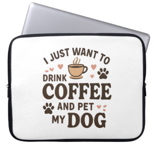 Funny Dog Lover Mug Dog Mum Dog Dad Laptop Sleeve