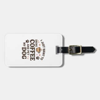 Funny Dog Lover Mug Dog Mum Dog Dad Luggage Tag